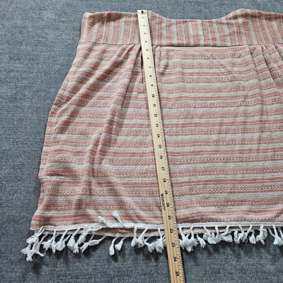 Top Womens M Lot of 2 Bobeau Anthropologie Maronie Multicolor SS Stripes Boho - Picture 6 of 16